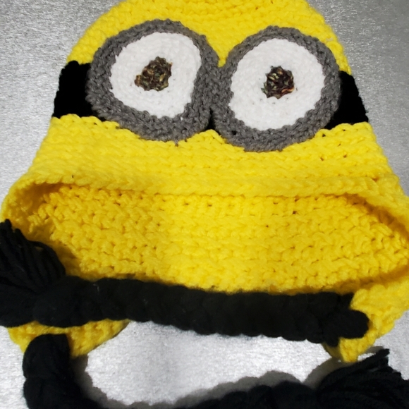 Hand Crafted Accessories - Crochet Minion Hat